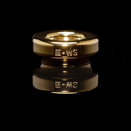 FENIX Mundstueckrand WS-IV fuer Trompete, vergoldet, Randbreite 6,2 mm, breit, zur Kelchmitte abfallend