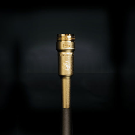 FENIX Trompetenmundstueck Body II-A, vergoldet, sehr tiefer V-Kelch, Innendurchmesser 16,8 mm