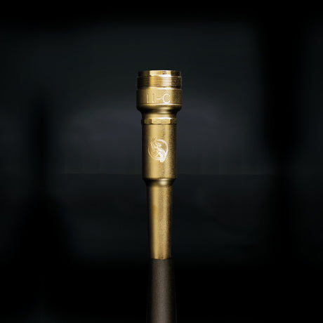 FENIX Trompetenmundstueck Body IV-C, vergoldet, mitteltiefer Kelch, Innendurchmesser 16,2 mm